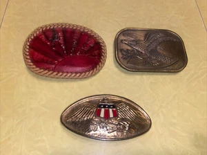 3 Stück - American Eagle Herren Gürtelschnallen gebraucht - Bild 1 von 6