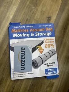 NEW Twin/twin X Foam Mattress Vacuum Bag Moving Storage Seal NIB 80% Less Weight - Picture 1 of 1