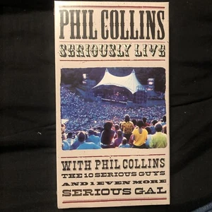 Seriously Live by Phil Collins (VHS, 1991) NEW, Sealed - Picture 1 of 11