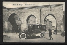 CARTOLINA PORTO SAN GIORGIO ASCOLI PICENO AUTOMOBILE POSTALE CORRIERA 1905L6