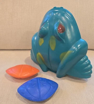 Juguete ideal vintage 1962 Bop el escarabajo juego infantil rana broches de presión con escarabajos Foto 1 de 4