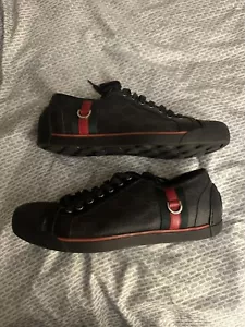 Men’s Vintage Gucci Guccissima GG 6.5G Leather Sneakers Shoes - Picture 1 of 10