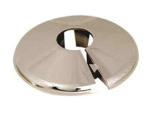 Rohrmanschetten 15 mm CHROM Kunststoff Heizkörper Rohrabdeckungen P314/P314-25 - Bild 1 von 3