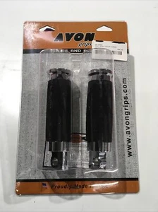 Avon Grips - FP-CC-85-CH - Custom Contour Footpegs, Chrome/Black - Bild 1 von 2