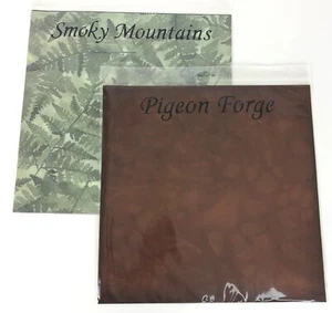 Smoky Mountains Scrapbook Pages Includes Scrapbook Page & Background Page - Picture 1 of 7