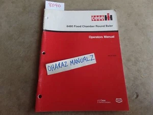 CASE 8480 Fixed Chamber Round Baler Operator's Manual 9-18323 - Picture 1 of 1