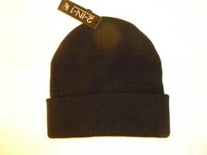 JF J.Ferrar Men's Beanie Hat Black 4-in-1 reversible NEW One Size fits most - Picture 1 of 2