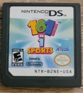 101 in 1 Sports Mega Mix Nintendo DS 2010 Videospiel Atlus nur Cartridge getestet - Bild 1 von 2