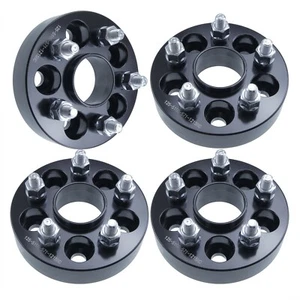 4pcs 25mm Hubcentric Wheel Spacers 5x100 Fits VW Jetta Beetle Golf Audi TT - Picture 1 of 3