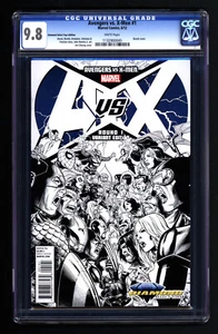 AVENGERS VS. X-MEN #1 CGC 9.8 DIAMOND SELECT TOY ED. SKETCH COVER #1132900045 - Picture 1 of 2