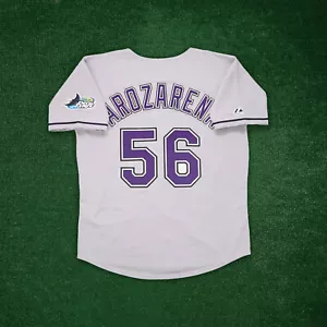 Randy Arozarena 1999 Tampa Bay Devil Rays Men's Grey Road Throwback Jersey - Picture 1 of 6