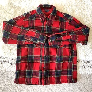 Vintage Pendleton Virgin Wool Shirt Plaid Mens L (Measures Small) - Picture 1 of 9