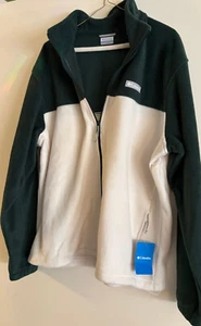 Columbia Men's Full-Zip Fleece Steens Mountain 2.0 Jacket, Forest Green XL - Picture 1 of 5