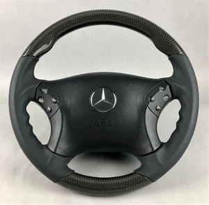Mercedes Benz W203 Klasa C AMG Style Carbon Sport Kierownica Volant - Zdjęcie 1 z 7