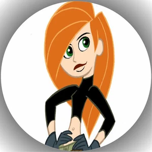 Colgador de pasteles cumpleaños fiesta imagen de tarta fondant - oblato Kim Possible P2 - Imagen 1 de 1