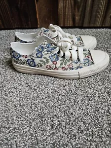 Converse Damen Chuck Taylor All Star niedriger Blumen Wandteppich A11991F Größe 8,5 - Bild 1 von 18