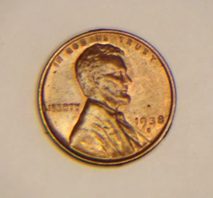 1938-S Lincoln Wheat Penny RED UNCIRCULATED BU RD San Francisco Mint - Picture 1 of 5
