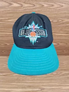 DE COLECCIÓN NBA Jam Session Sombrero Gorra Snapback Años 90 VHS Música Tapa Baloncesto Aro Adulto - Imagen 1 de 13