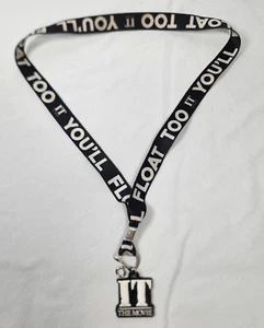 IT The Movie Collectible Lanyard & Keychain YOU'LL FLOAT TOO - Picture 1 of 5