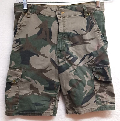 Pantalones Cortos Carga Wrangler Big Boy Talla 18 Regular Camuflados Verde 30x9 Foto 1 de 4