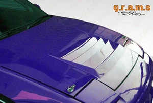 D-Max Style CARBON FIBRE Bonnet Hood Vent Vents S13 S14 S14A S15 R32 R33 R34 v8 - Picture 1 of 9
