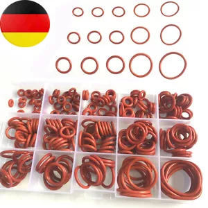 225x Silikon O Ringe Gummi Dichtringe O Ring Dichtung Dichtungsringe Ø6mm - 20mm - Bild 1 von 5