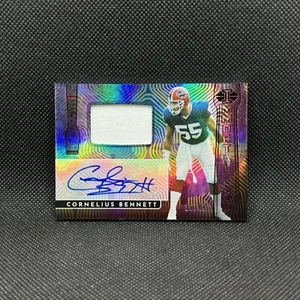 Cornelius Bennett /49 RED Bills 2022 Illusions IJA-CB Immortalized Jersey Auto - Bild 1 von 3