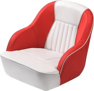 Boat Seat Captain Bucket Seat Fishing Pontoon Boat Seat Padding Chair Comfort US Foto 1 de 4