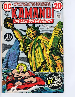 Kamandi, The Last Boy on Earth #1 DC 1972 Jack Kirby Cover/Art, Origin/1st app. - Image 1 of 2