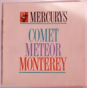 1962 Mercury's Comet, Meteor And Monterey OEM Sales Brochure - Picture 1 of 13
