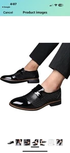 Coerni Herren Oxford Schuhe Slipper Business Smoking Schuhe elegante Schuhe Men’s 45 NEU - Bild 1 von 15