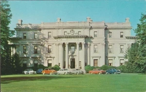 Vanderbilt Mansion Hyde Park New York NY. Chrom Postkarte - Bild 1 von 2