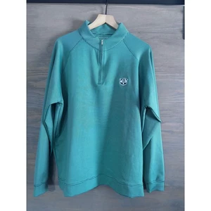 HOLDERNESS &-BOURNE TAILORED FIT 1/4 Zip Pullover Stripe Size XL Golf - Picture 1 of 4