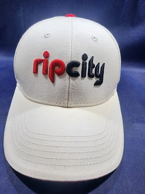 Portland Trail Blazers Top Of The World Sombrero Blanco Rip City Logo Snapback Gorra Foto 1 de 4