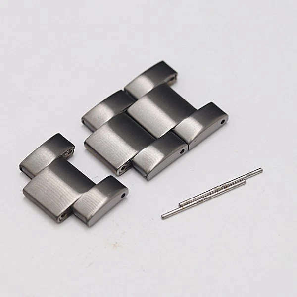 Fossil 3 Link FTW4012 男式表带手链零件黑色 20 毫米二手 — 第 1/3 张图片