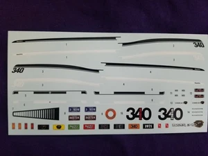 DECAL SHEET from AMT 71 Duster 340 1:25 Model Kit DECALS - Picture 1 of 3