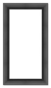 8x17 Frame Black Picture Frame Complete Modern Photo Frame UV Acrylic, Acid Free - Picture 1 of 9