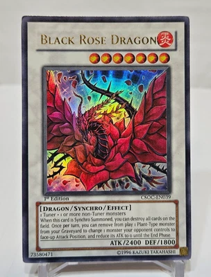 Black Rose Dragon CSOC-EN039 Ultra Rare 1st Edition Yugioh 7969 - Image 1 of 4