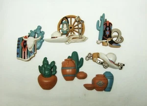 7 Stck. Vintage Wurzelholz Südwesten Western Wandkunst Dekor Plaketten Home Interieur - Bild 1 von 5