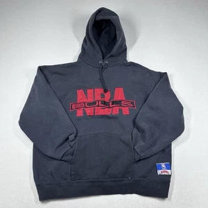 Vintage Chicago Bulls Nutmeg Sweatshirt Hoodie Size XL Nba 90s - Picture 1 of 8