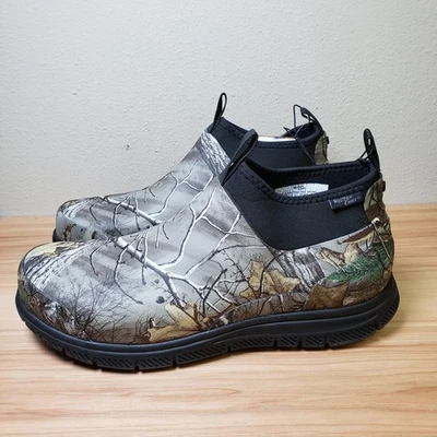 Western Chief Men's Size 13 Burnett Waterproof Bootie Green Realtree Camo NWT - Image 1 of 4