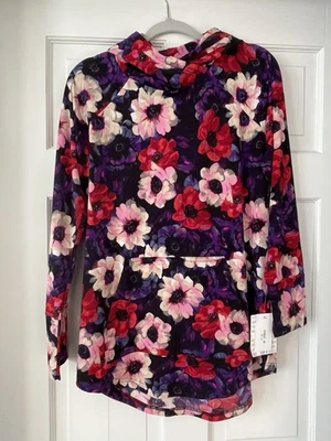 Lularoe Amber Hoodie  Gorgeous Floral Medium  NWT - Image 1 of 4