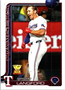 2025 Topps #455 Wyatt Langford - Picture 1 of 2