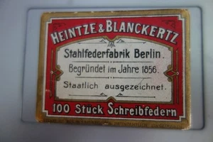 Antike Schreibfedern + Bleistiftminen Heintze & Blanckeritz Begründet 1856 m OVP - Bild 1 von 10
