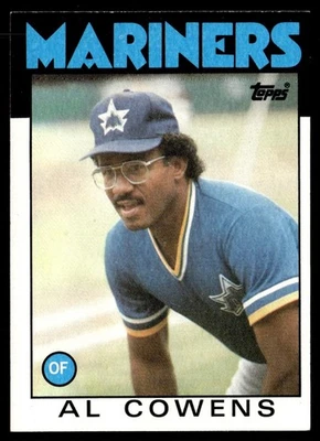 1986 Topps Al Cowens Seattle Mariners #92 - Image 1 of 2