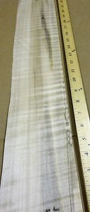 Spalted Ambrosia Wormy Maple Figured Fiddleback wood veneer 4" x 32" no backing - Picture 1 of 3