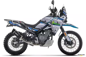 TERMINALE DI SCARICO ARROW INDY RACE EVO DARK CF MOTO 450 MT 2024 EURO5 - Foto 1 di 4