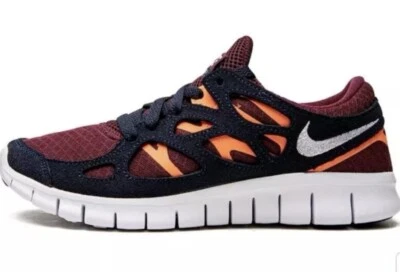 Sz 5 Women's Nike Free Run 2  DM8915-600 Beetroot white/Orange/Red/Navy - Image 1 of 4