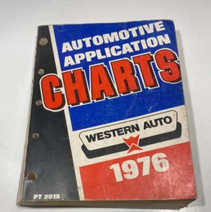 1976 Western Auto Automotive Application Charts domestic import 1951-1976 - Picture 1 of 9
