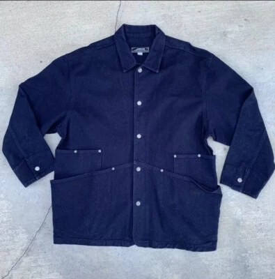 Vintage JNCO Azul Denim Soldador Streetwear Chaqueta Foto 1 de 4